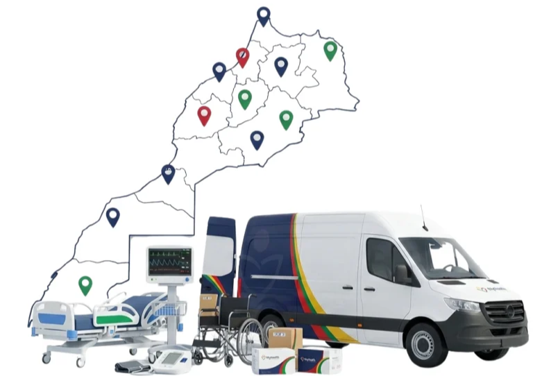 Vente de matériel médical dans toutes les villes du Maroc